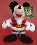 セガ「ミッキーマウス」ぬいぐるみ�B：クリスマス・バージョン
