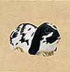 フルタ製菓「チョコエッグ」ペット動物コレクション第２弾：ロップイヤー（ブラック＆ホワイト/P27B）