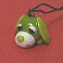 伊藤園「お茶犬＆お茶猫」陶器のマスコット：緑茶犬リョク